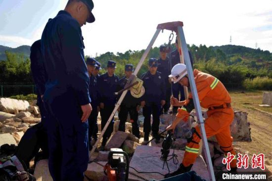 圖為地震救援訓(xùn)練。森林消防 供圖